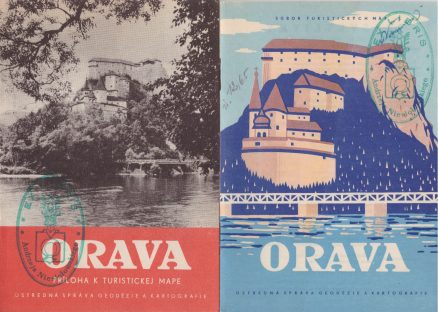 ORAVA. Subor turistickych map. Mierka 1:75000.