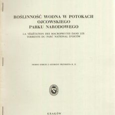 Roślinność wodna w potokach Ojcowskiego Parku Narodowego.