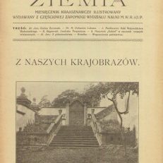 ZIEMIA 1924. Miesięcznik krajoznawczy ilustrowany. Rok IX 1924.