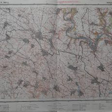 HORODENKA. Pas 54. Słup 41. Mapa topograficzna w skali 1:100.000.