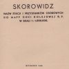 MAPA Sieci Kolejowej R. P. z alfabetycznym Skorowidzem nazw stacji i przystanków osobowych. Wydanie I. (Stan z 1.IV.1946 r.). Skala 1:1000000. - obrazek 3
