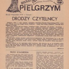 PIELGRZYM. Biuletyn informacyjny Polskiego Towarzystwa Turystyczno-Krajoznawczego.