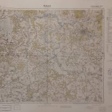 BIAŁYSTOK. Grossblatt 342. Mapa w skali 1:100.000. Sonderausgabe kwiecień 1941.