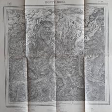 MONTE Rosa. Mapa w skali 1:100.000.
