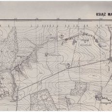 KSIĄŻ Mały. Pas 47 - Słup 30 – C.  Mapa w skali 1:25 000.