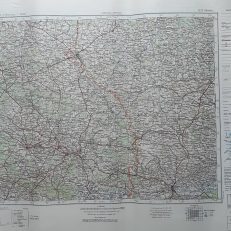 GLEIWITZ. Q 51. Übersichtskarte von Mitteleuropa 1:300 000.