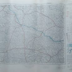 PŁOCK. Q 53. Ausgabe F. Übersichtskarte von Mitteleuropa 1:300 000.