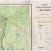 MAPA województwa lubelskiego. Podziałka 1:500 000. - obrazek 2