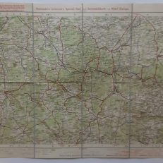 KIELCE. Blatt 79. Masstab 1:300.000. Ravenstein"s Radfahrer- und Automobilkarte von Mitteleuropa : Deutschland, Niederlande, Belgien nebst Teilen von Oesterreich-Ungarn, Frankreich, Russland und der Schweiz.