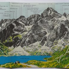 Tatry. Panorama Morskiego Oka. 12-stronicowa składanka.