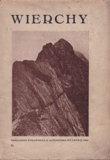 WIERCHY 1924. Rok drugi. Rocznik poświęcony górom i góralszczyźnie.