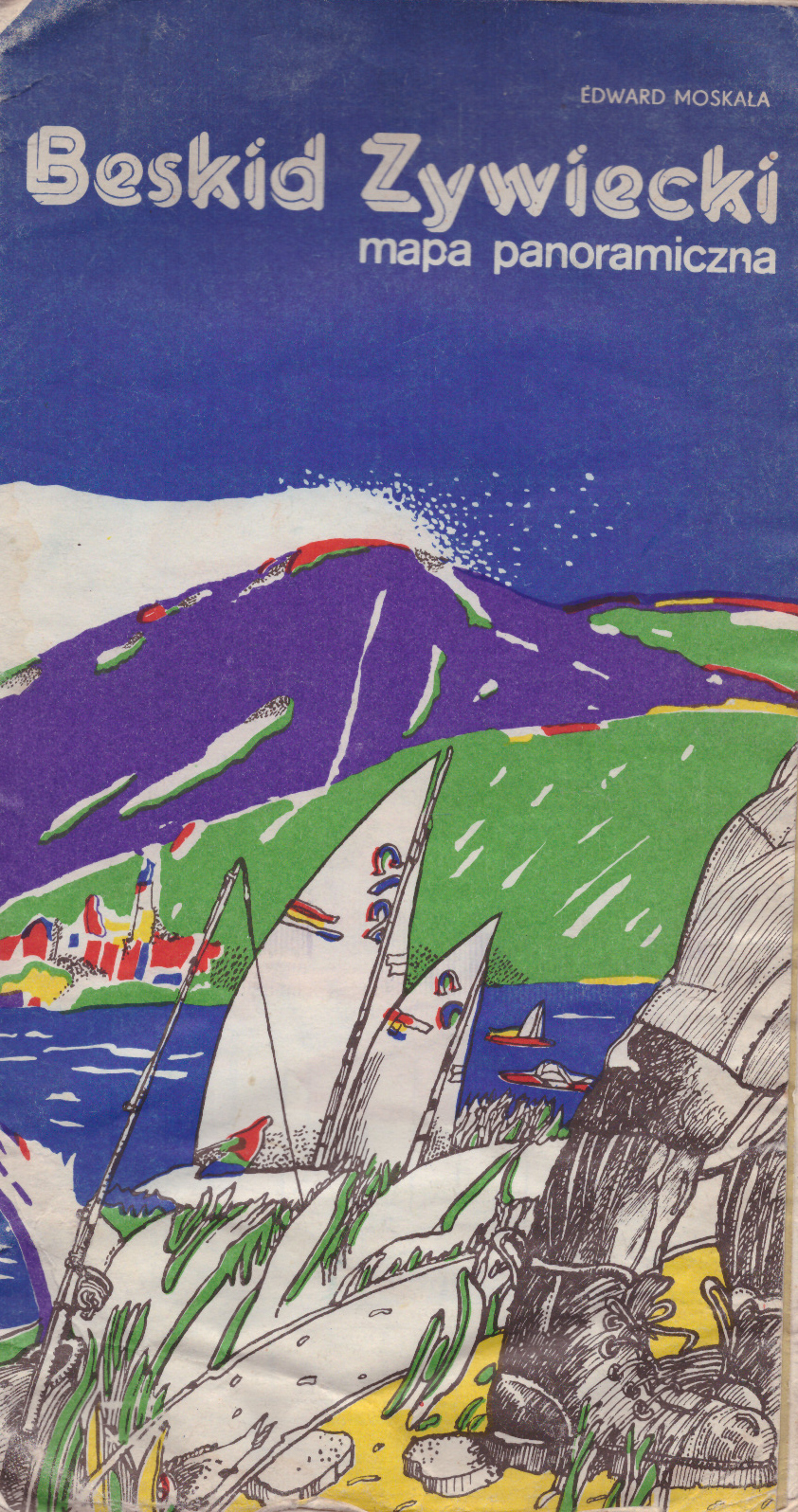 KARPATY I Tatry Mapa Turystyczna Beskidy Tatry Bieszczady Skala 1 