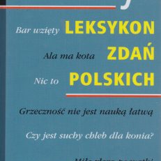 Leksykon zdań polskich.