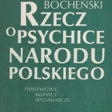 Rzecz o psychice narodu polskiego.