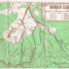 BABIA Góra. Mapa w skali ok. 1:30.000.