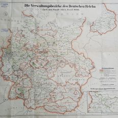 DIE Verwaltungsbezirke des Deutschen Reichs nach dem Stand vom 1. Juni 1939. Maßstab 1:1 200 000.