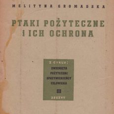 Ptaki pożyteczne i ich ochrona.
