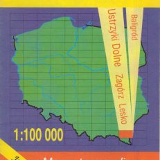 MAPA topograficzna Polski 1:100 000. Wydanie turystyczne.