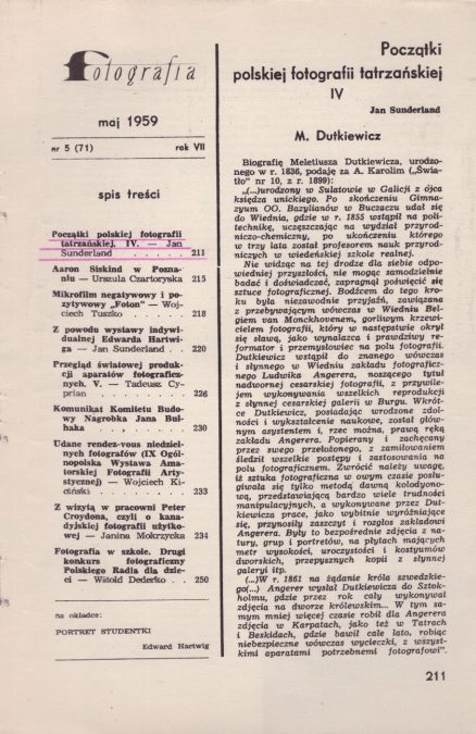 Początki polskiej fotografii tatrzańskiej (w setną rocznicę jej powstania). - obrazek 2