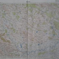 STASZÓW. Grossblatt Nr 382. Deutsche Heereskarte. Mapa w skali 1:100.000. Truppenausgabe Nr. 1 v. IV 1944.