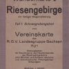 Riesengebirge (Schneegruben). Entwurf u. Zeichnung v. P. Winkler. Skala 1:50 000.