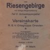 Riesengebirge (Schneekoppe). Entwurf u. Zeichnung v. P. Winkler. Skala 1:50 000.
