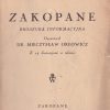 Zakopane. Broszura informacyjna. Opracował... Z 24 ilustracjami w tekście. - obrazek 2