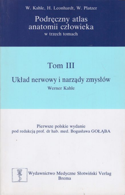 PODRĘCZNY atlas anatomii człowieka w trzech tomach. Tom I-III. - obrazek 3