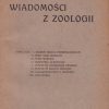 WIADOMOŚCI z zoologii dla klas niższych szkół średnich. - obrazek 2