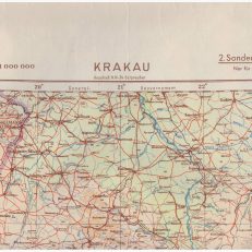 KRAKAU N. M – 34. Internationale Weltkarte 1:1 000 000. 2. Sonderausgabe VI. 1941.