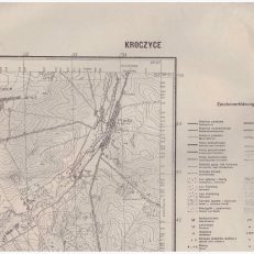 KROCZYCE. Pas 46. Słup 29 - H. Mapa w skali 1 :25.000.