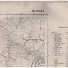 SUŁOSZOWA. Pas 47. Słup 29 - I. Mapa w skali 1 :25.000.