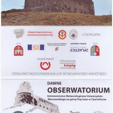 DAWNE Obserwatorium Astronomiczno-Meteorologiczne Uniwersytetu Warszawskiego na górze Pop Iwan w Czarnohorze.