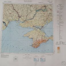 ODESSA. Blatt Nr L 36. Weltkarte 1:1 000 000. Deutsche Heereskarte. Ausgabe Nr 3.