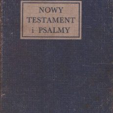NOWY Testament Pana naszego Jezusa Chrystusa. Księga psalmów.
