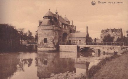 BRUGES. Cartes vues detachables. 20 widokówek w sepii połączonych w albumik - obrazek 3