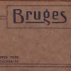 BRUGES. Cartes vues detachables. 20 widokówek w sepii połączonych w albumik