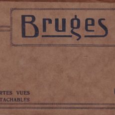 BRUGES. Cartes vues detachables. 20 widokówek w sepii połączonych w albumik
