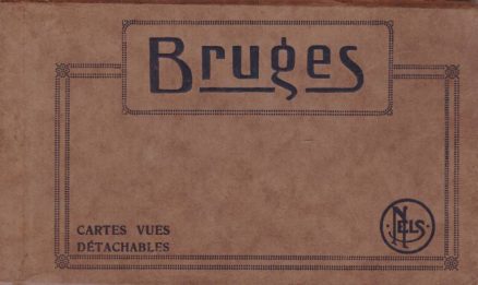 BRUGES. Cartes vues detachables. 20 widokówek w sepii połączonych w albumik