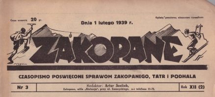 ZAKOPANE. Czasopismo poświęcone sprawom Zakopanego, Tatr i Podhala.
