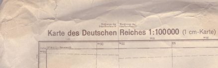 BRAUNSBERG / Braniewo/ - Pillau. Karte des Deutschen Reiches 1:100 000. Grossblatt 14. - obrazek 2