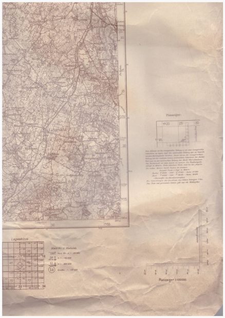 BRAUNSBERG / Braniewo/ - Pillau. Karte des Deutschen Reiches 1:100 000. Grossblatt 14. - obrazek 3