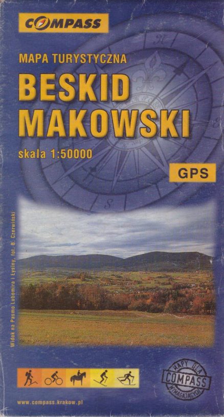Beskid Makowski. Mapa turystyczna. Skala 1:50 000.