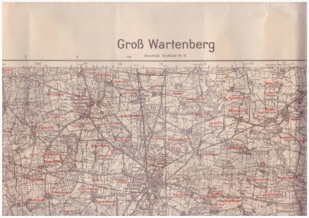 GROSS Wartenberg /SYCÓW/. Grossblatt 93.