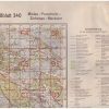 MIELAU /Mława/ - Praschnitz - Zichenau - Mackeim. Karte des Deutschen Reiches 1:100 000. Grossblatt 340.