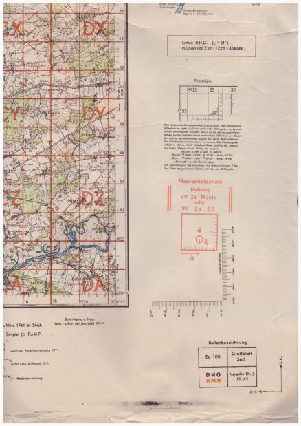 MIELAU /Mława/ - Praschnitz - Zichenau - Mackeim. Karte des Deutschen Reiches 1:100 000. Grossblatt 340. - obrazek 4