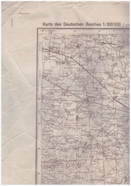 SCHIERATZ - Szczercow. Grossblatt nr 364. Mapa w skali 1:100 000. - obrazek 4