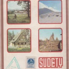 SUDETY. Mapa panoramiczna.