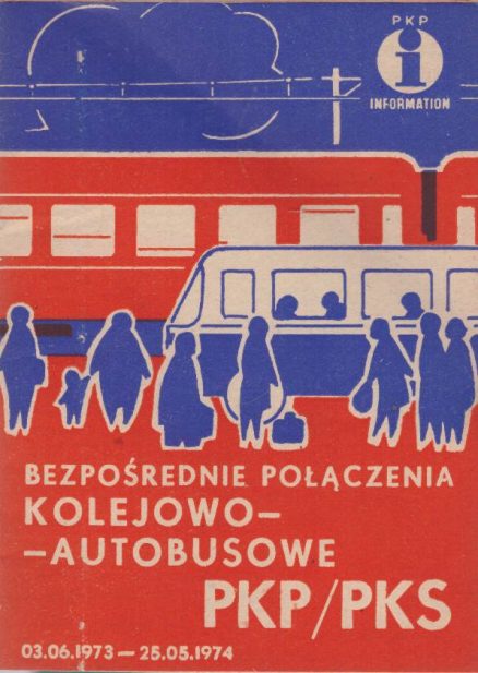 BEZPOŚREDNIE połączenia kolejowo-autobusowe PKP/PKS. 03.06.1973 – 25.05.1974.
