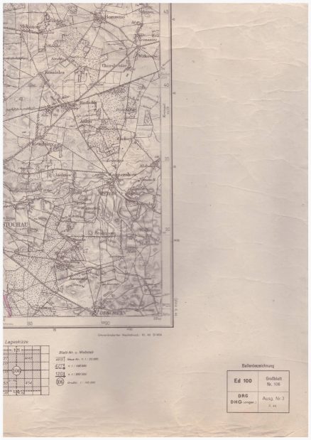 WELUN /Wieluń/ - Rosenberg O. S. - Tschenstochau. Karte des Deutschen Reiches 1:100 000. Grossblatt 106. - obrazek 4